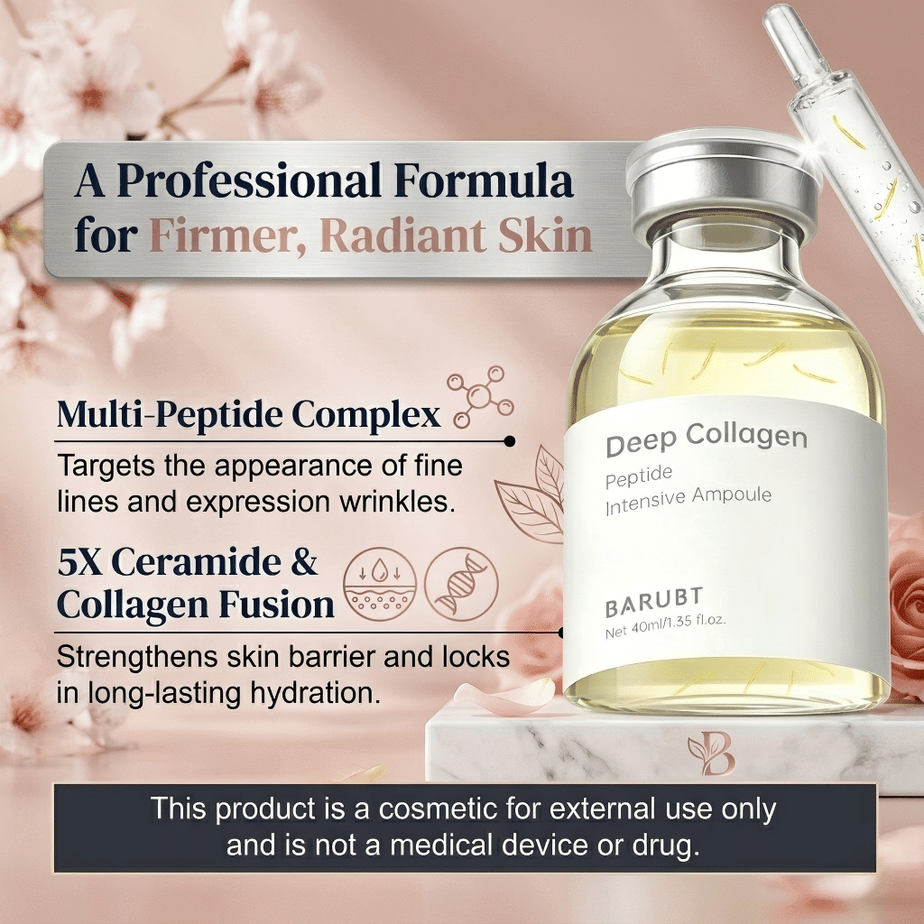 Deep Collagen Peptide Intensive Ampoule 40ml (1.35 fl.oz) - Advanced Hydrating Skin Serum, US Stock - by Doba