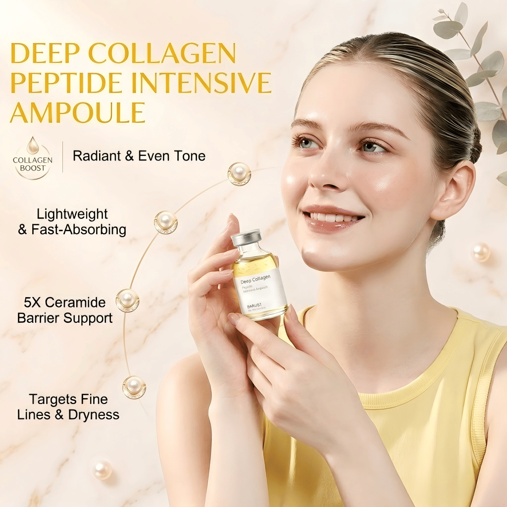 Deep Collagen Peptide Intensive Ampoule 40ml (1.35 fl.oz) - Advanced Hydrating Skin Serum, US Stock - by Doba