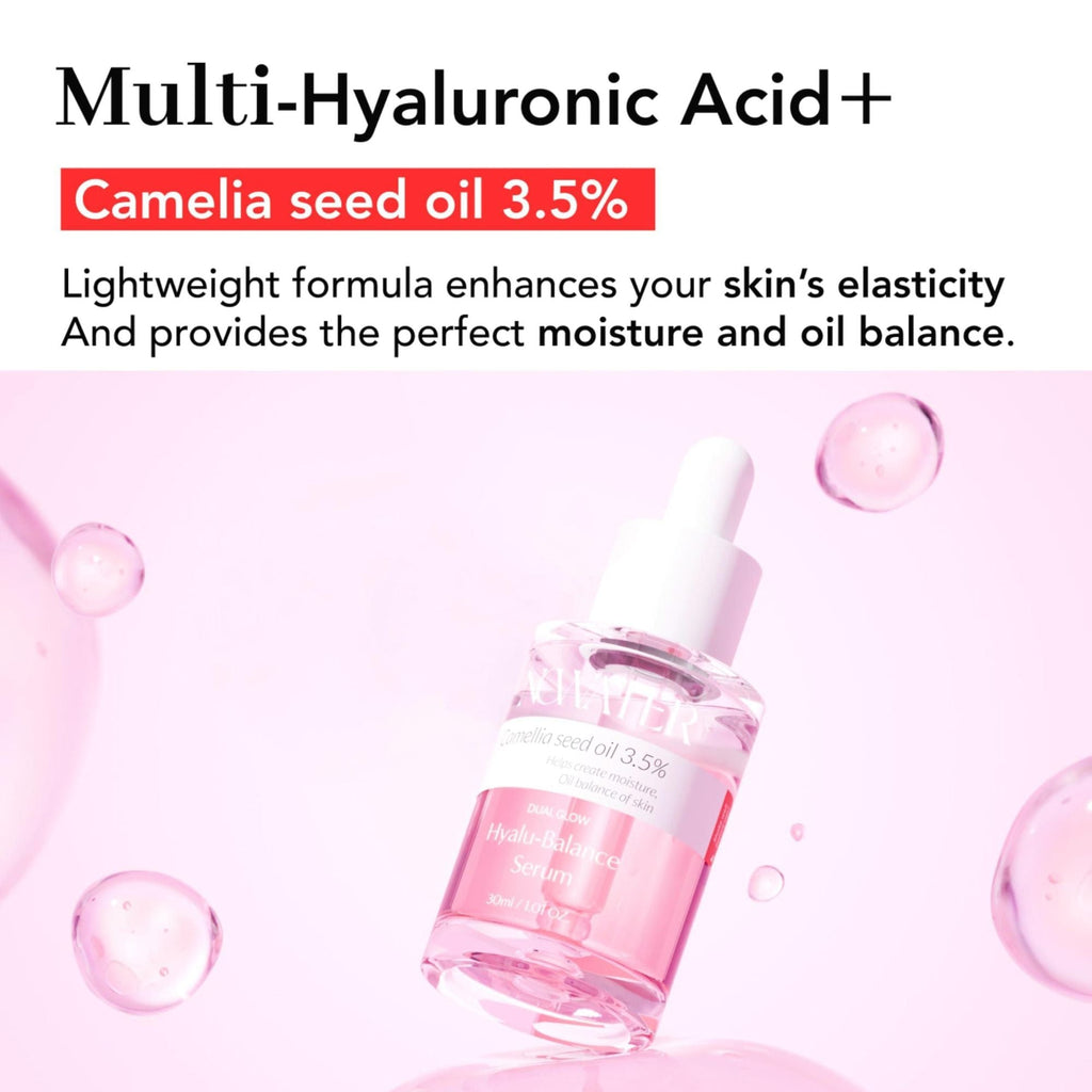 Dual Glow Hyalu balance Serum Hyaluronic Acid Serum Perfect Balance of Moisture Oil for Glass Skin Korean Skin Care for face 1.01 fl.oz - by Doba