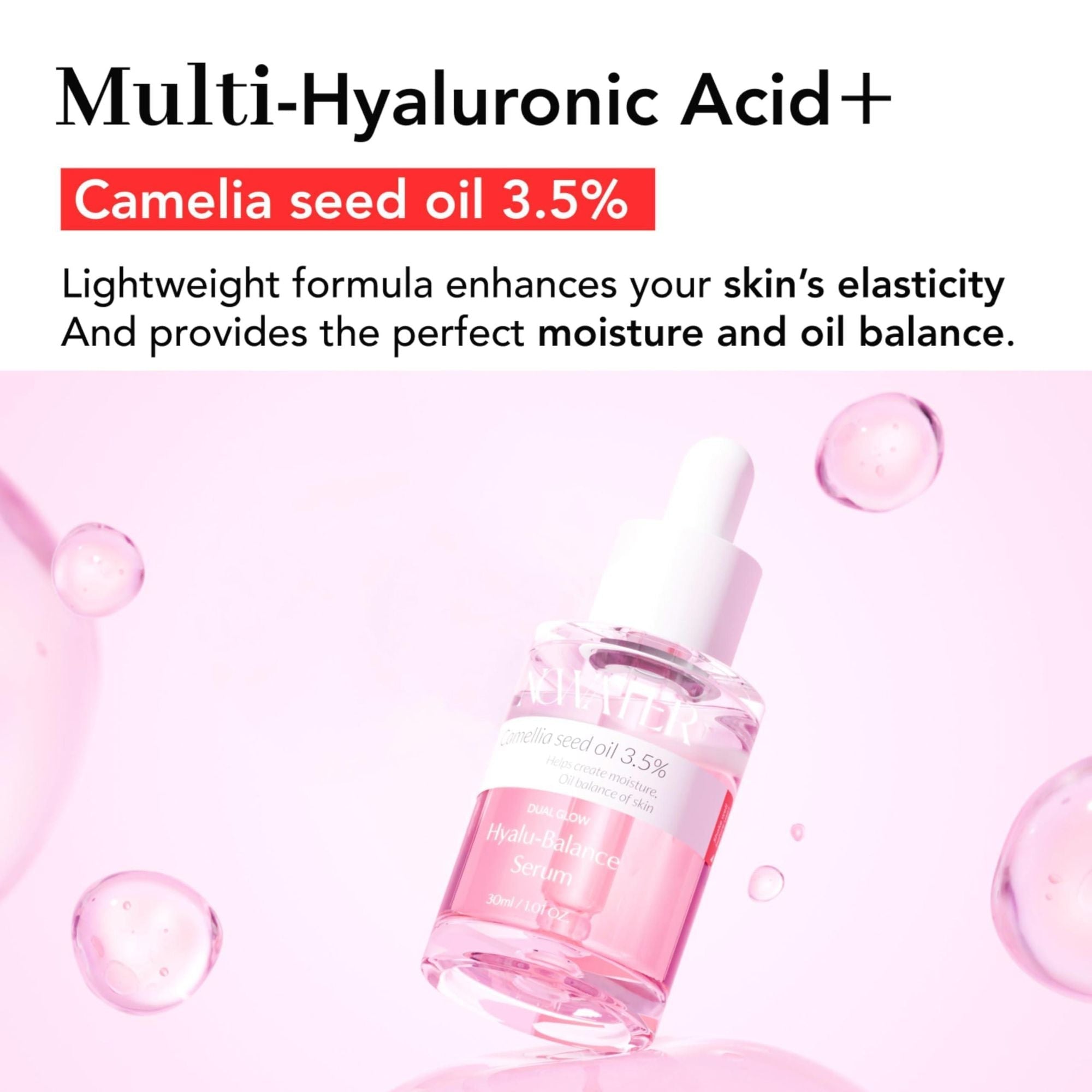 Dual Glow Hyalu balance Serum Hyaluronic Acid Serum Perfect Balance of Moisture Oil for Glass Skin Korean Skin Care for face 1.01 fl.oz - by Doba